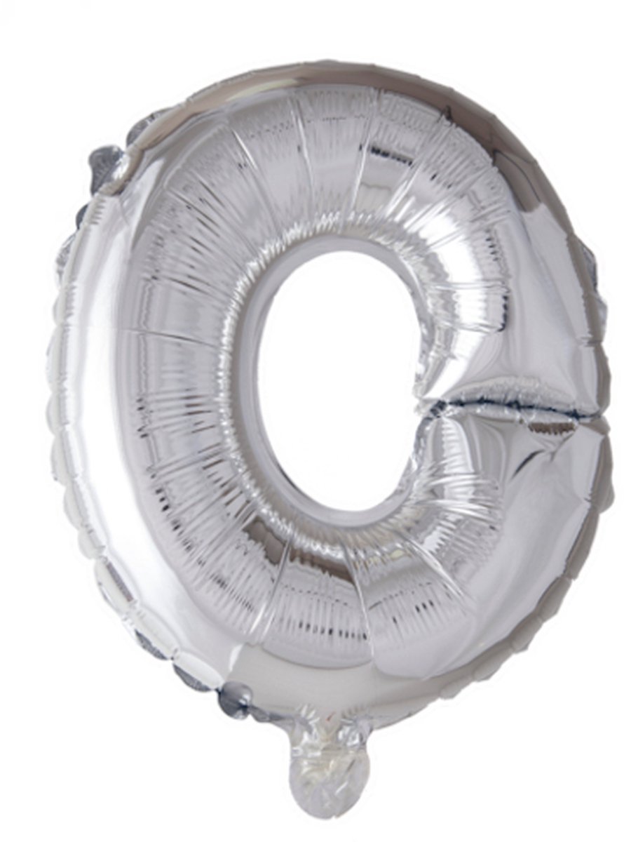 Folie Ballon Letter 16″ O - Zilver | 41 cm